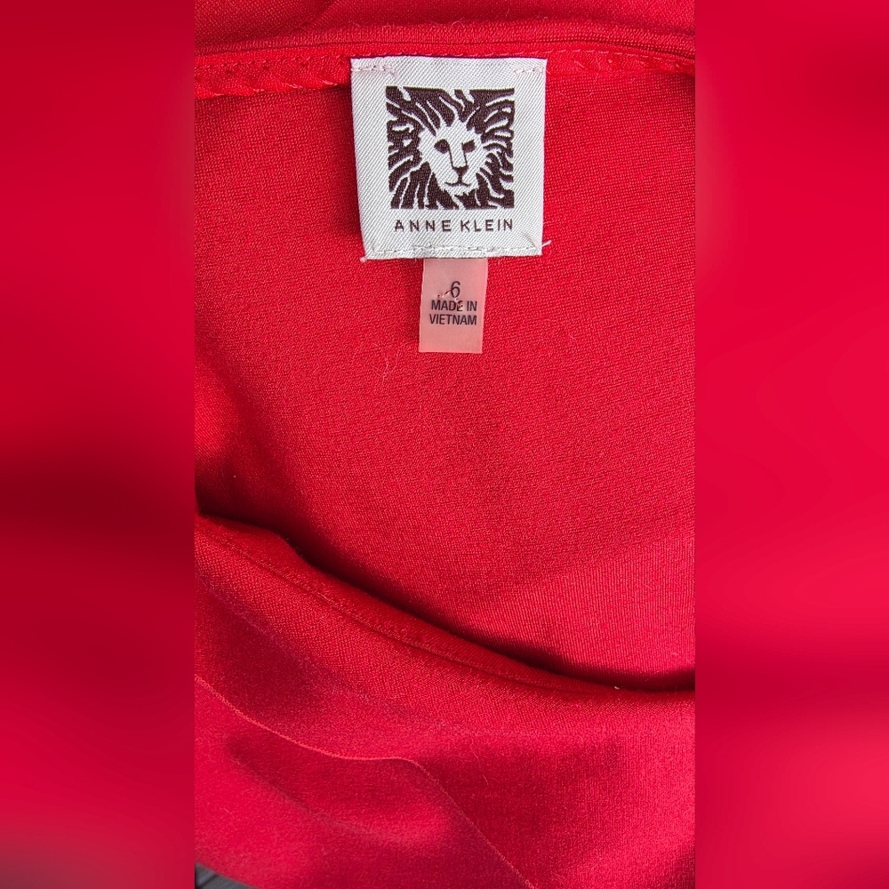 Anne Klein Red Women's Top - Picture 6 of 8